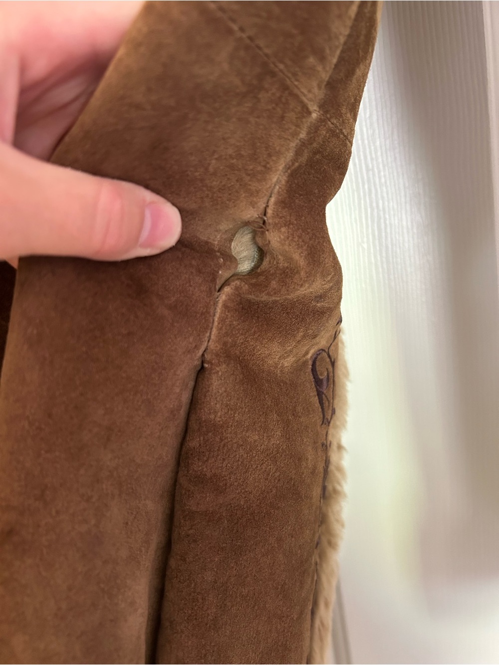 90s Guess Penny Lane Inspired Authentic Leather Coat - Picture 11 of 11